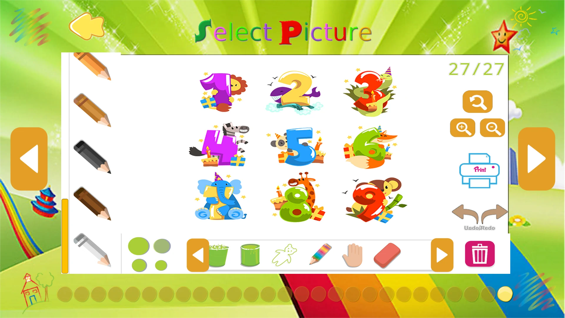 coloring draw screenshot