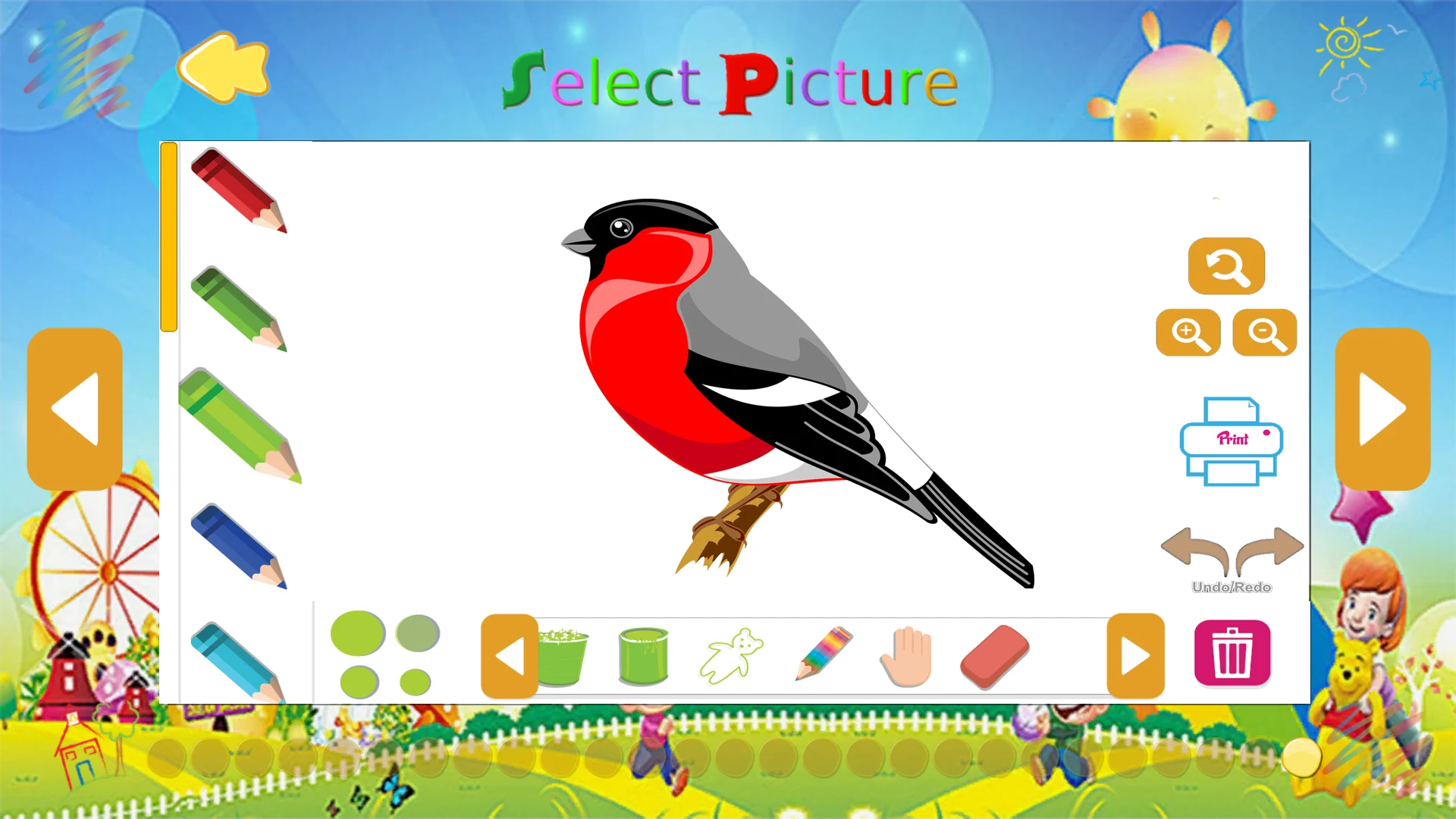 coloring draw screenshot