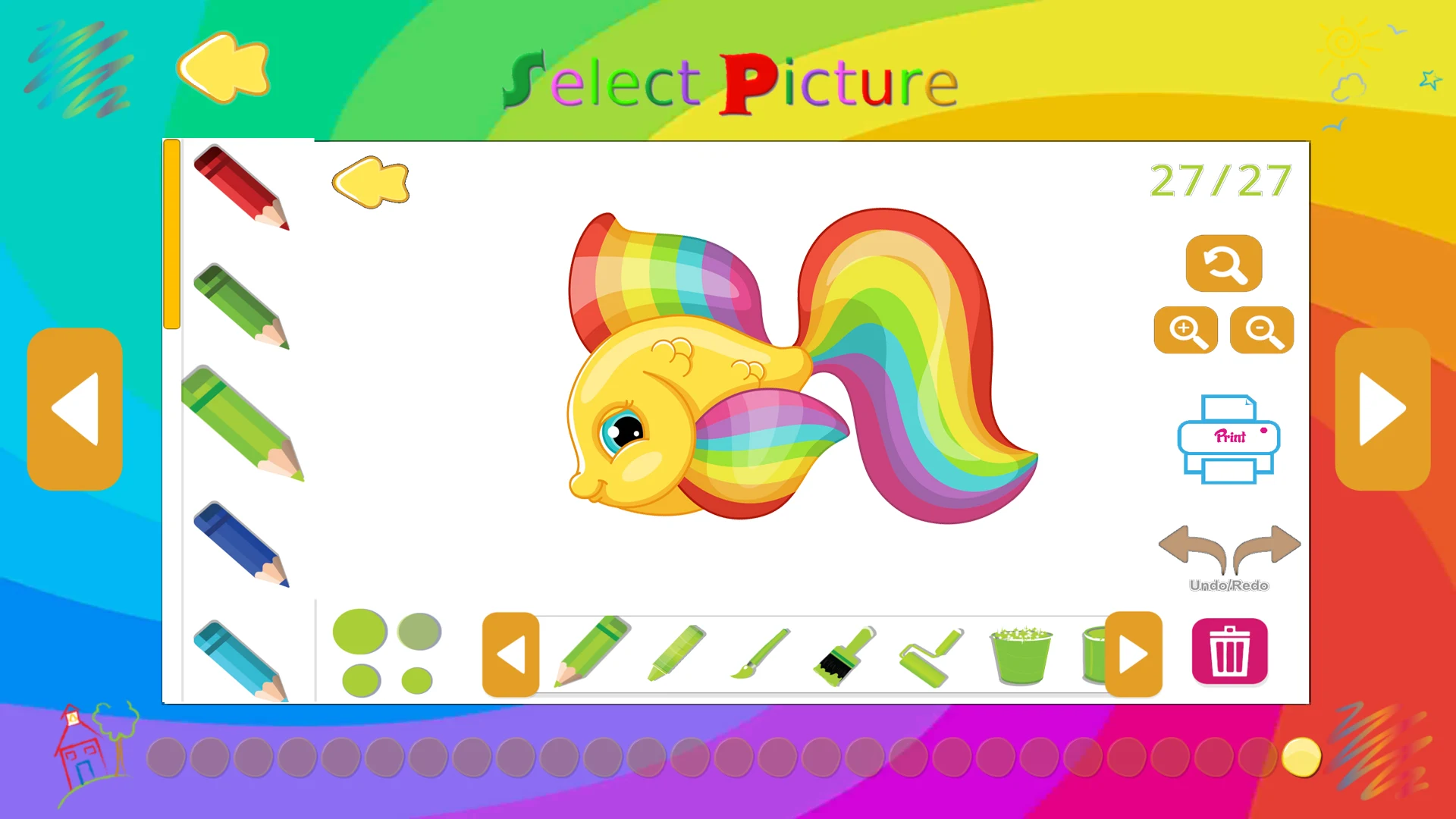 coloring draw screenshot