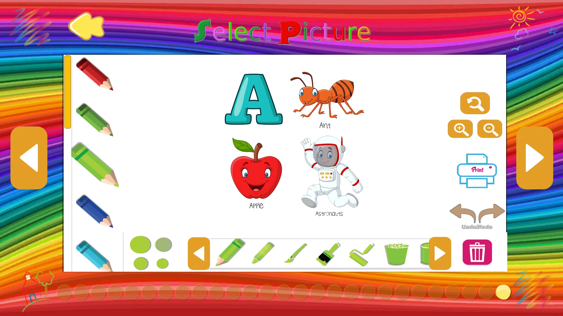 coloring draw screenshot